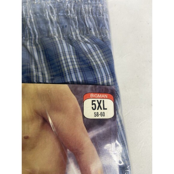 Andrew Scott Basics 3 Pack Woven Boxer Shorts Underwear Mens Size 5XL 58-60 VTG - Picture 2 of 4